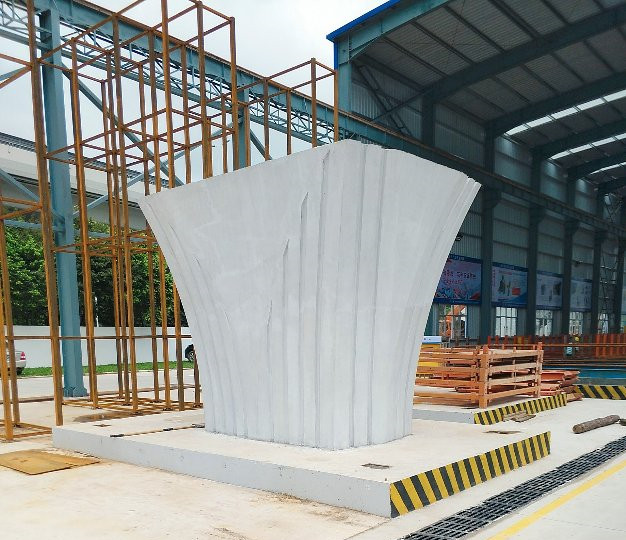 Píer pré-fabricado do projeto de intercâmbio da cidade nova de Shenzhen do China Railway Bridge Bureau